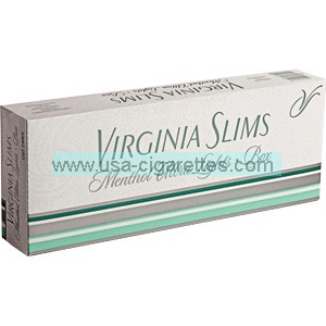 Virginia Slims Menthol Silver cigarettes